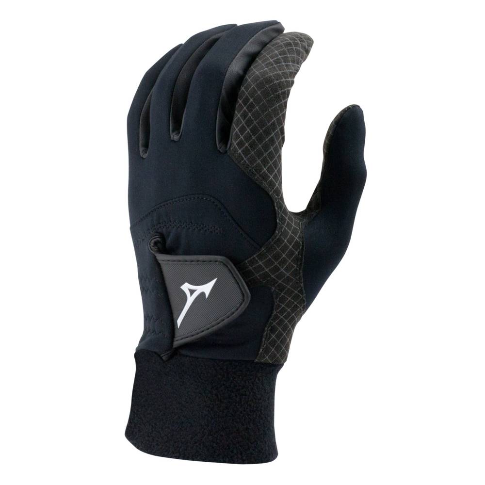 Womens Mizuno ThermaGrip - Pair Golf Gloves Black Philippines (XPKMWT569)